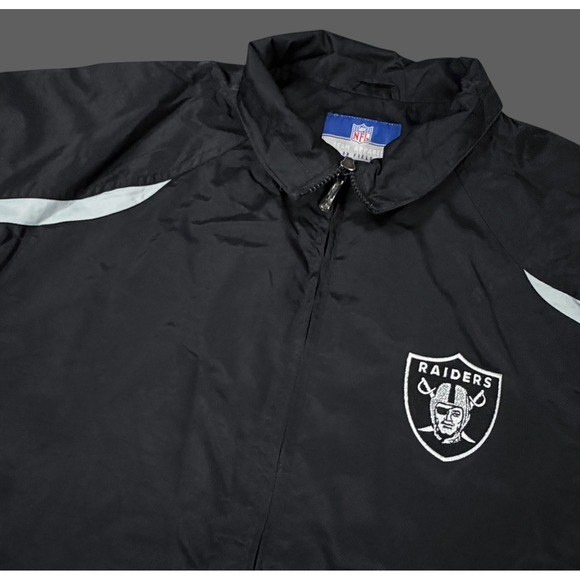 Reebok NFL On Field Other - Las Vegas/Oakland Raiders Mens Medium M Jacket Full Zip Black NFL Team Apparel